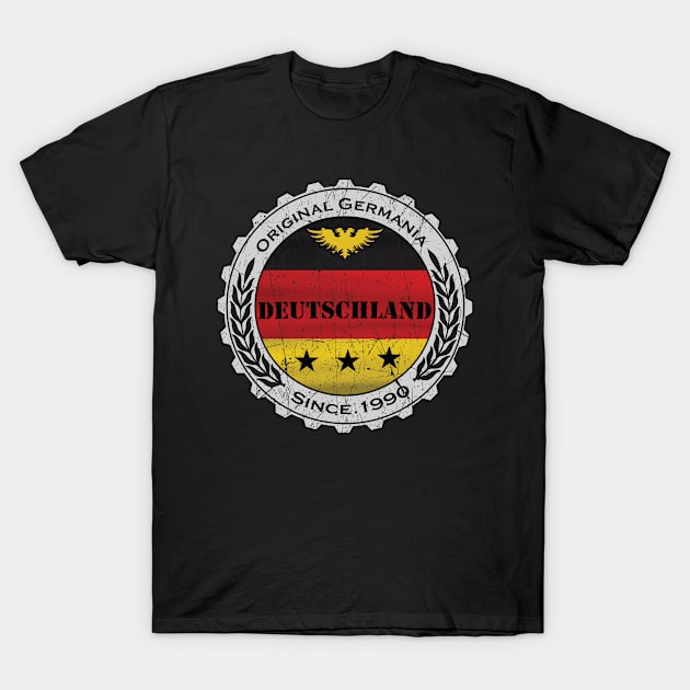 Bierdeckel Flagge Germany Deutschland T-Shirt by JG0815Designs